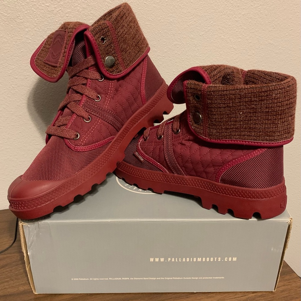 Women's NIB Palladium Pallabrouse Baggy Felt Boots Women's 9.5, 10,10.5
